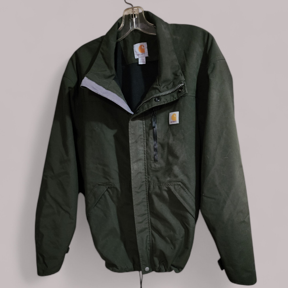Carhartt storm defender loose fit jacket olive green L
